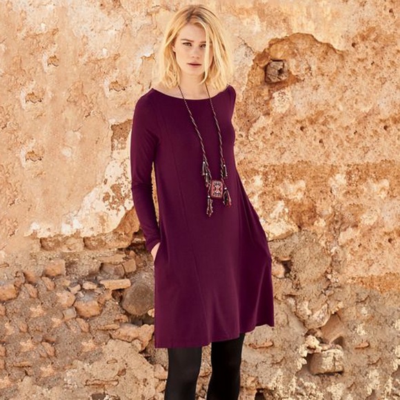 Peruvian Connection Dresses & Skirts - Peruvian Connection Astrid Dress in Wine - sz Large